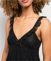 Spicychix Posie Black Lace Dress