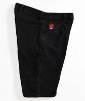 Spitfire Bighead Black Denim Shorts