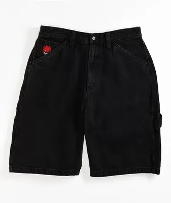 Spitfire Bighead Black Denim Shorts