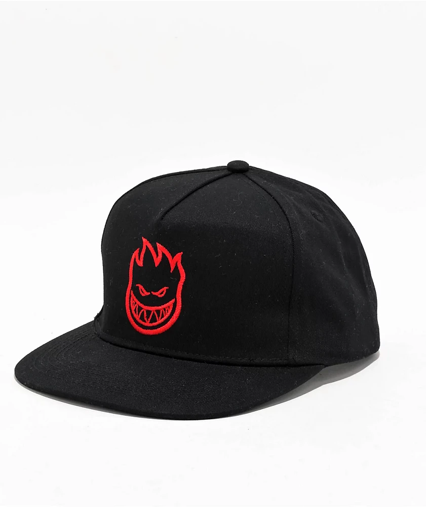 Spitfire Bighead Black Snapback Hat