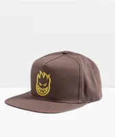 Spitfire Bighead Brown & Gold Snapback Hat