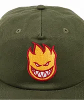 Spitfire Bighead Dark Green Snapback Hat