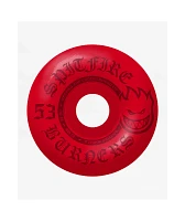 Spitfire Burners Red 53mm 99a Skateboard Wheels