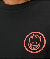 Spitfire Camo Classic Swirl Logo Black T-Shirt