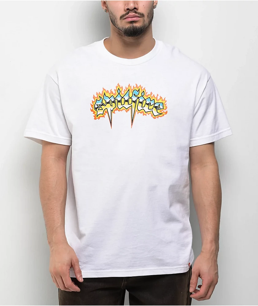 Spitfire Chrome Venom White T-Shirt