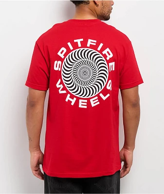 Spitfire Classic '87 Swirl Red T-Shirt