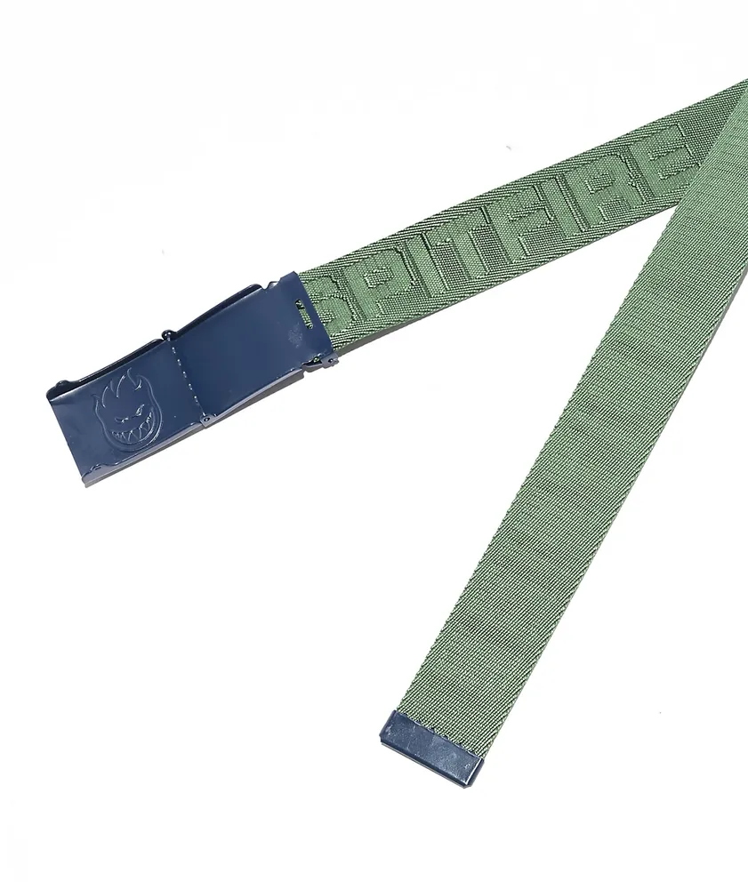 Spitfire Classic 87 Green, Navy & Red Web Belt