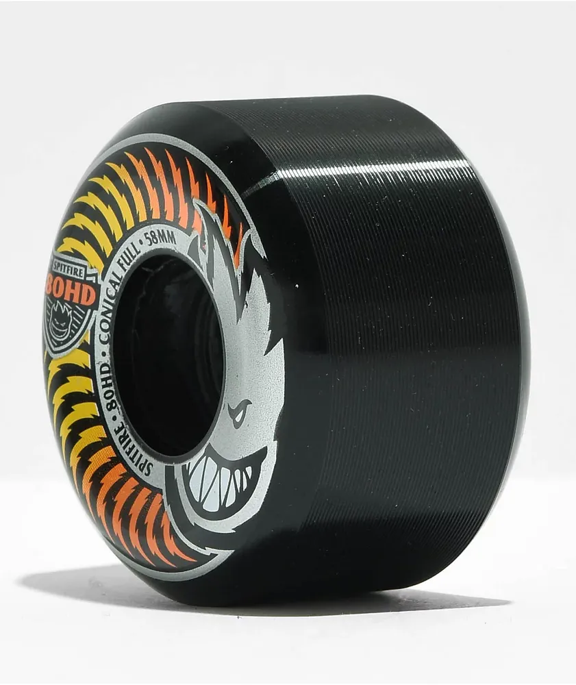 Spitfire Conical Full 51mm 80HD Black Skateboard Wheels