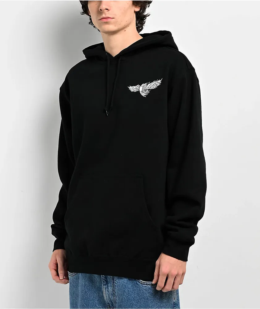 Spitfire Decay Flying Classic Black Hoodie