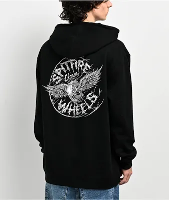 Spitfire Decay Flying Classic Black Hoodie