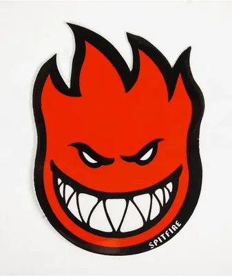 Spitfire Fireball Red Sticker