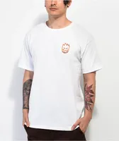 Spitfire Flamed Fill Swirl White T-Shirt