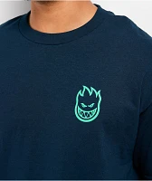 Spitfire Floral Classic Navy T-Shirt