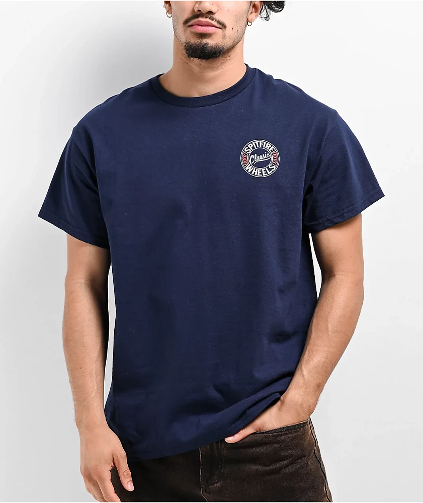 Spitfire Flying Classic Navy T-Shirt