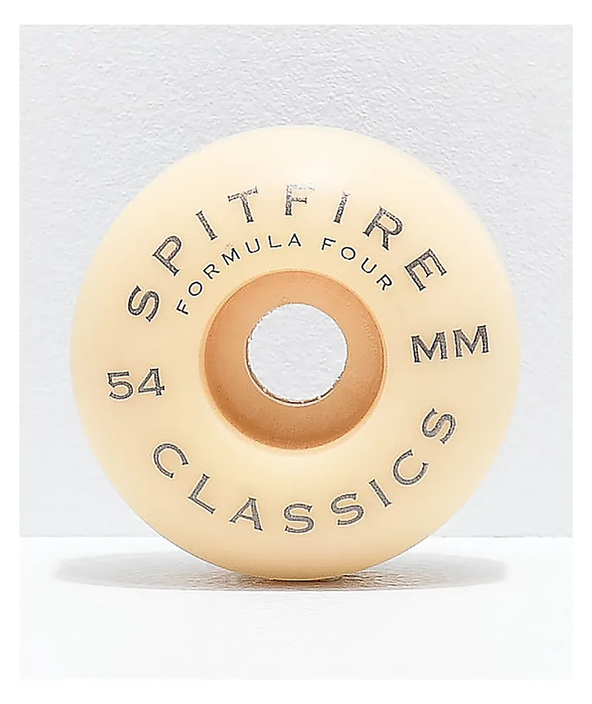 Spitfire Formula Four Classic Black & White 54mm 99a Skateboard Wheels