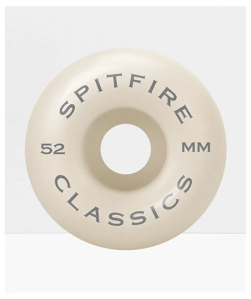 Spitfire Formula Four Classic White & Green 52mm 99D Skateboard Wheels