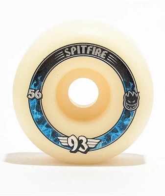 Spitfire Formula Four Radial 56mm 93a White Skateboard Wheels