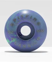Spitfire Formula Four Swirled Classic Teal & Purple 52mm 99D Skateboard Wheels