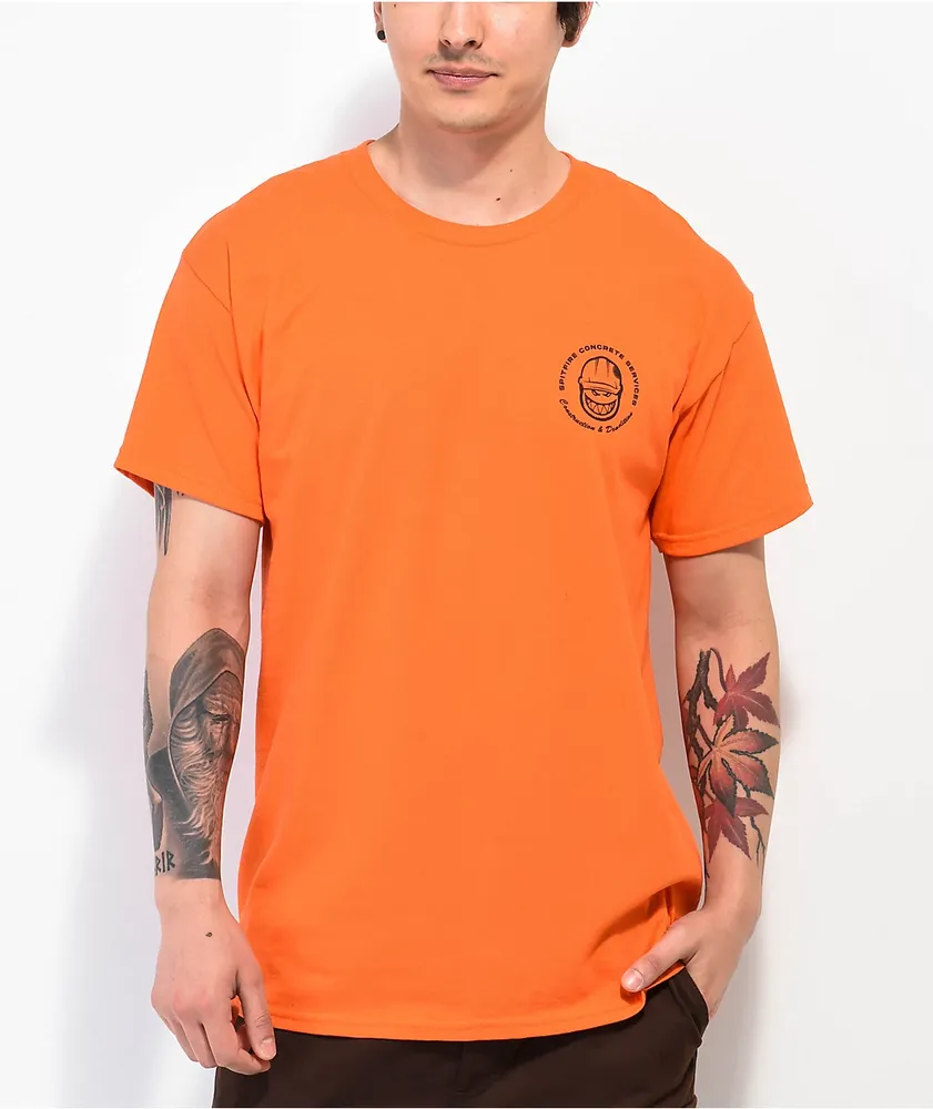 Spitfire Hardhead Orange T-Shirt