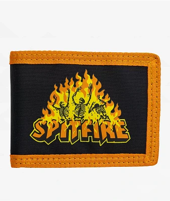 Spitfire Hellfire Black & Orange Bifold Wallet