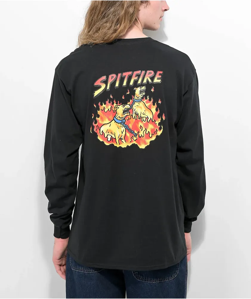 Spitfire Hellhounds 2 Black Long Sleeve T-Shirt