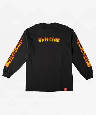 Spitfire Hot Rod Black Long Sleeve T-Shirt