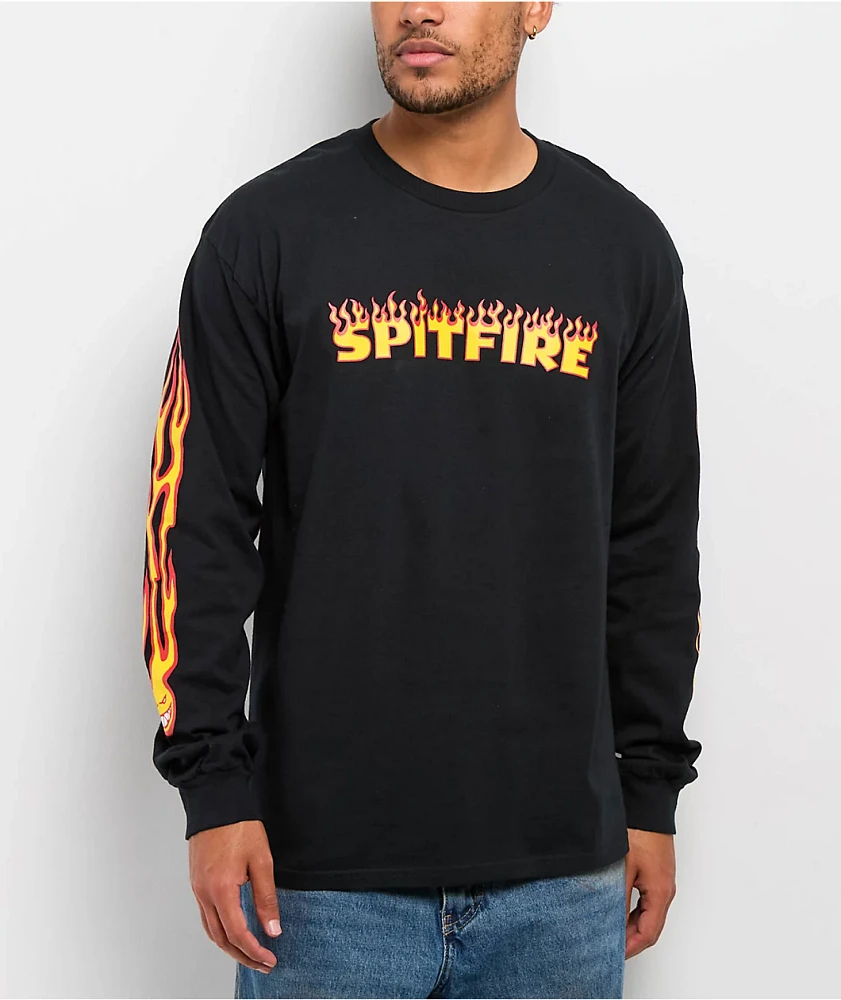 Spitfire Hotrod Black Long Sleeve T-Shirt