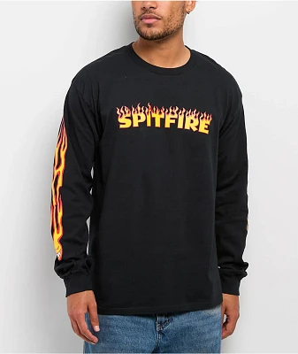 Spitfire Hotrod Black Long Sleeve T-Shirt