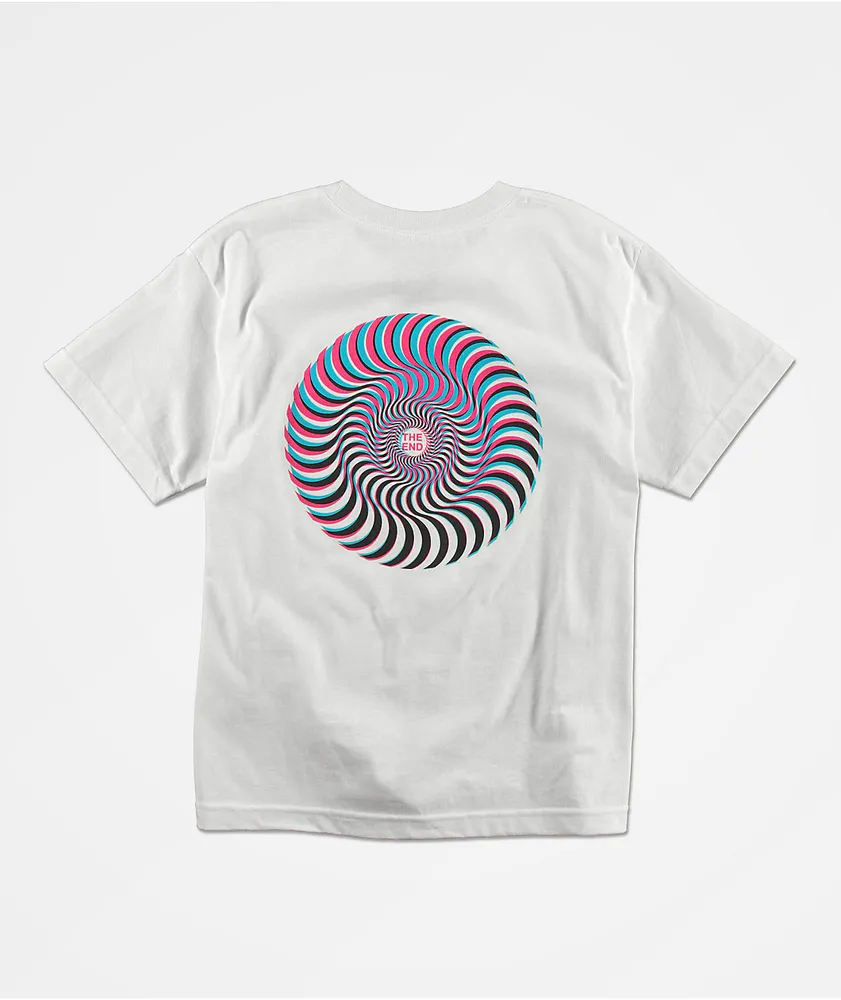 Spitfire Kids Over Swirl White T-Shirt