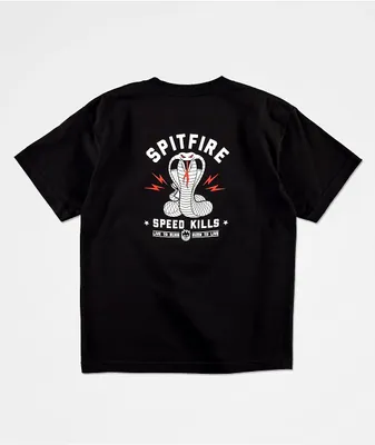 Spitfire Kids Speed Kills Black T-Shirt