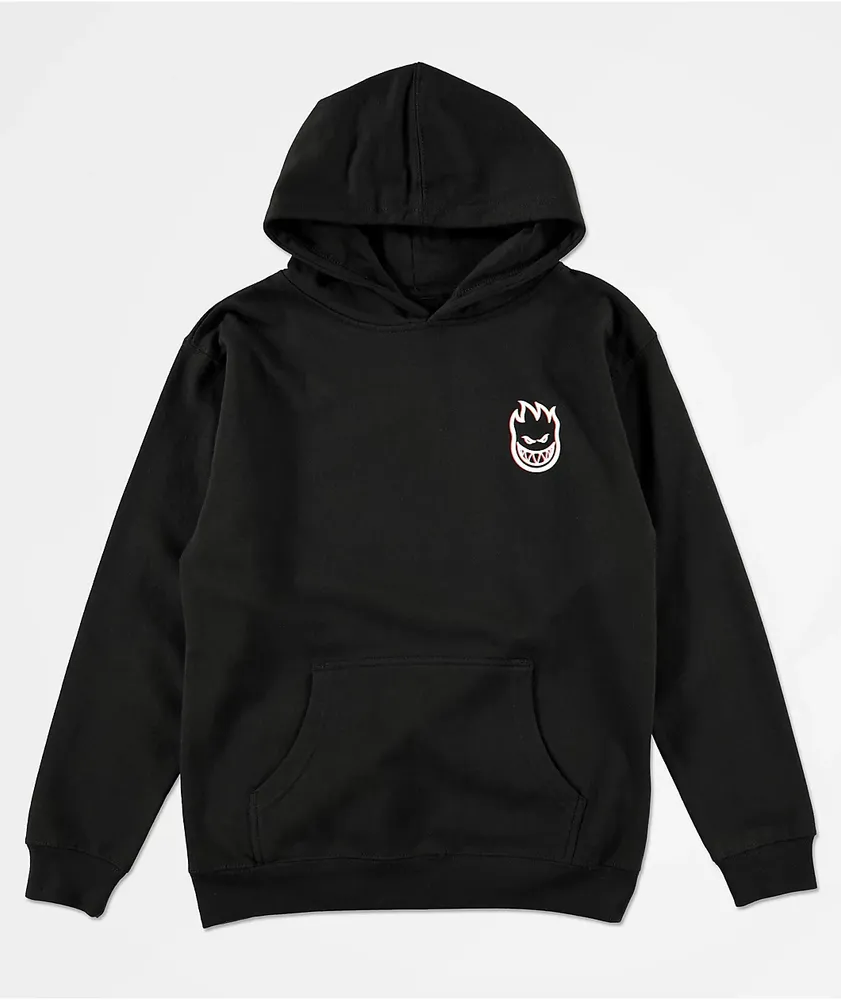 Spitfire Kids Swirl Black Hoodie