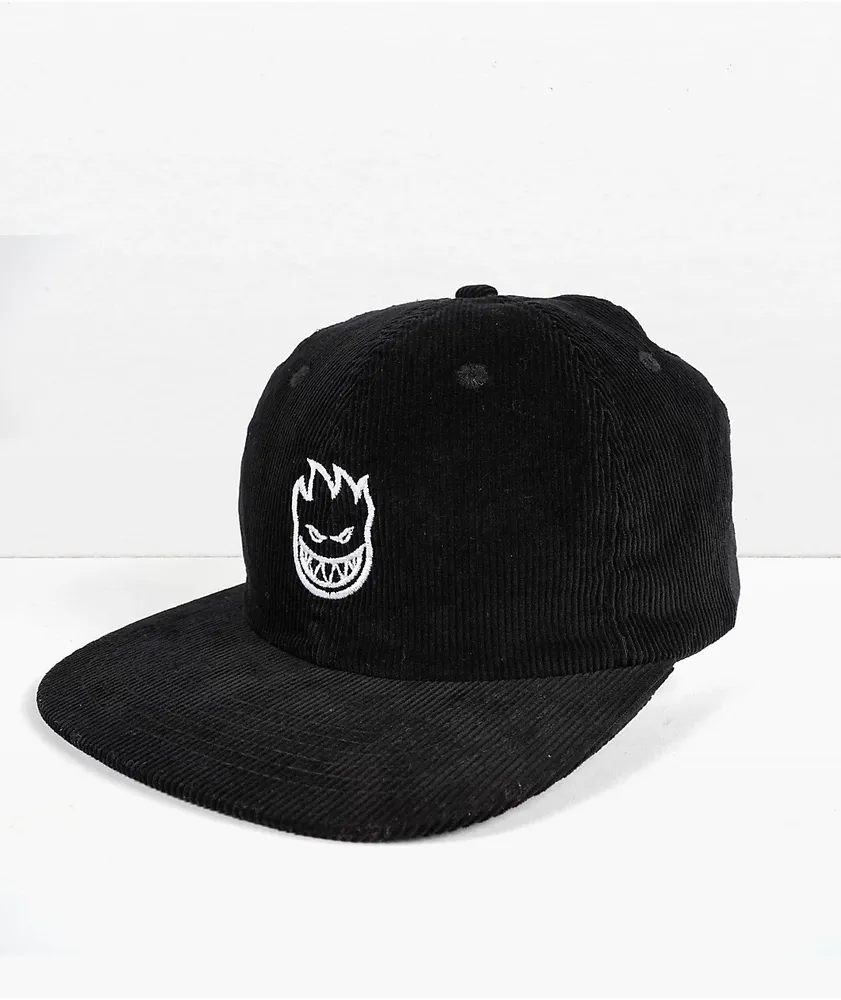 Spitfire Lil Bighead Black Corduroy Strapback Hat