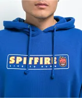 Spitfire Live To Burn Royal Blue Hoodie