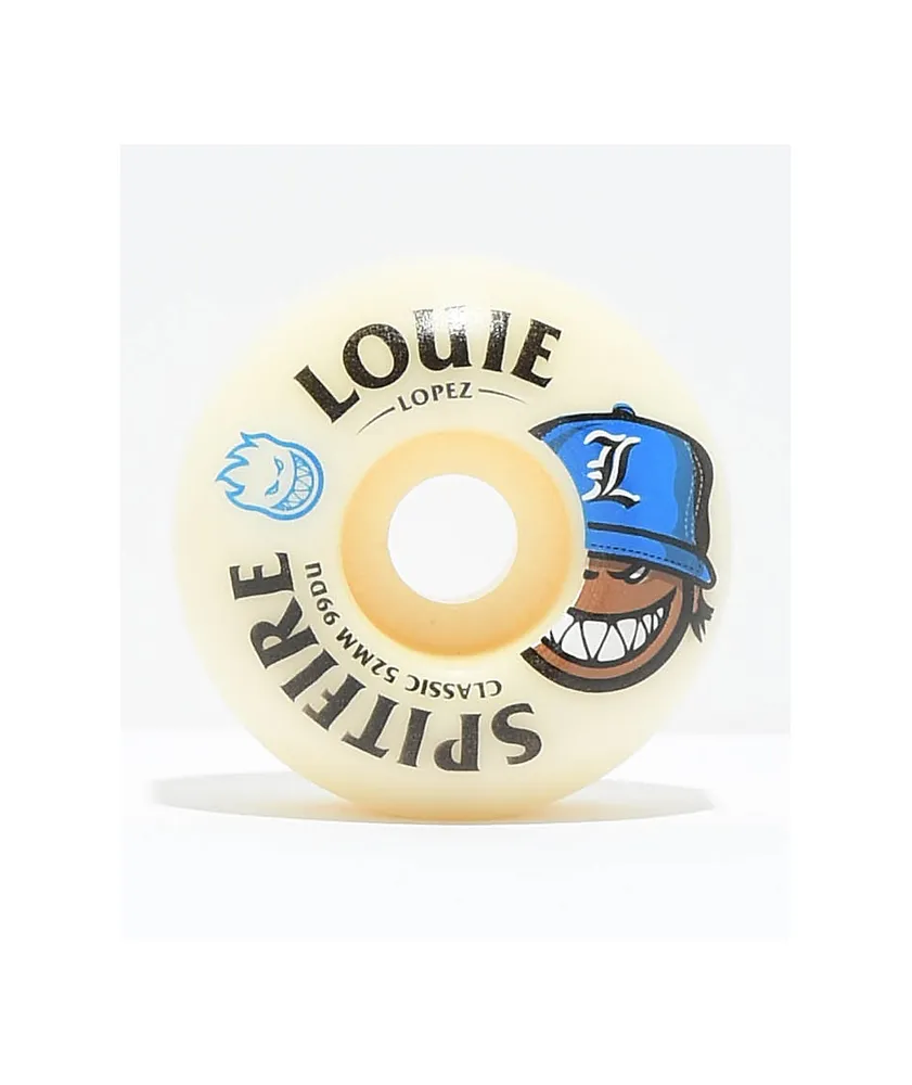 Spitfire Louie Burn Squad Formula Four Classic 52mm 99a White Skateboard Wheels