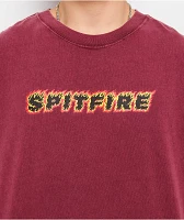 Spitfire OG Classic Flame Red Wash T-Shirt