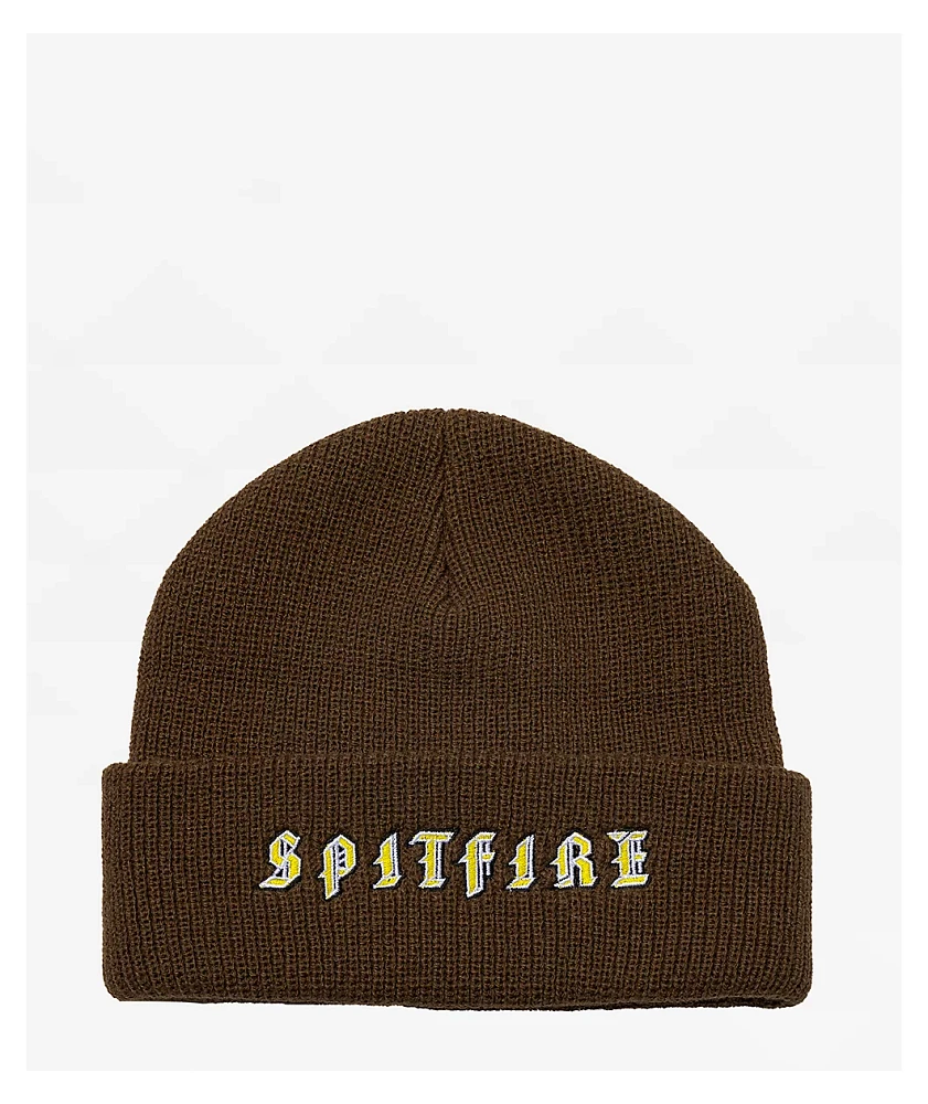 Spitfire Old E Brown Beanie