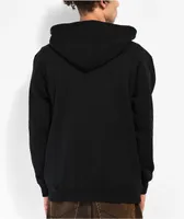 Spitfire Old E Embroidered Black Zip Hoodie
