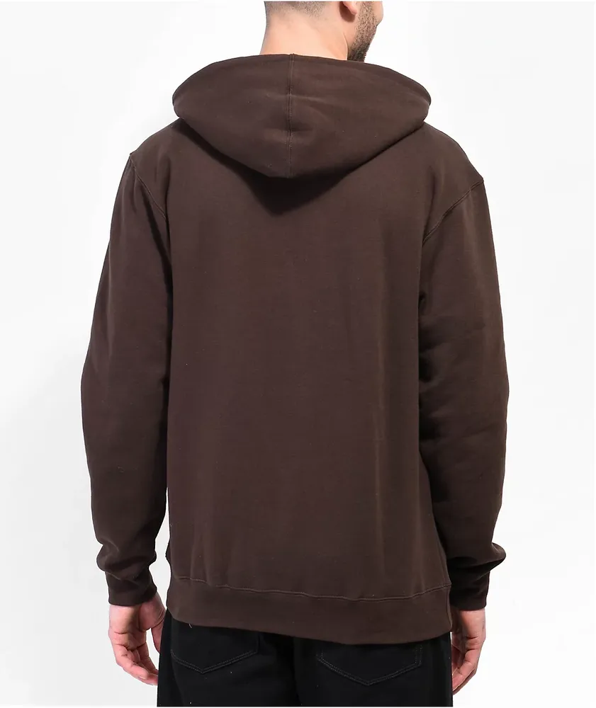 Spitfire Old English Brown Hoodie