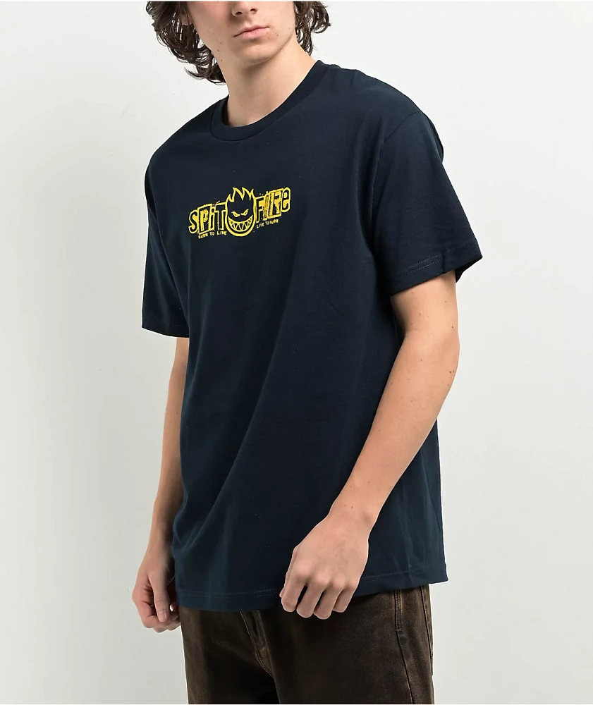 Spitfire Ransom Bighead Navy T-Shirt