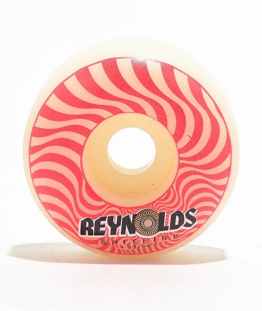 Spitfire Reynolds Formula Four Classic 54mm 93a White Skateboard Wheels