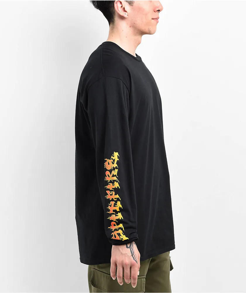 Spitfire Savie Graffiti Black Long Sleeve T-Shirt