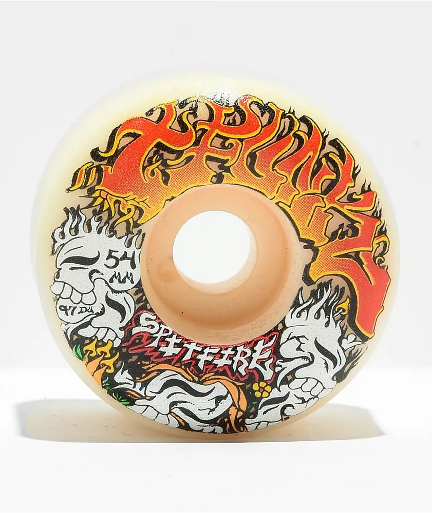 Spitfire T Funk Savie Formula Four 54mm 97a White Skateboard Wheels