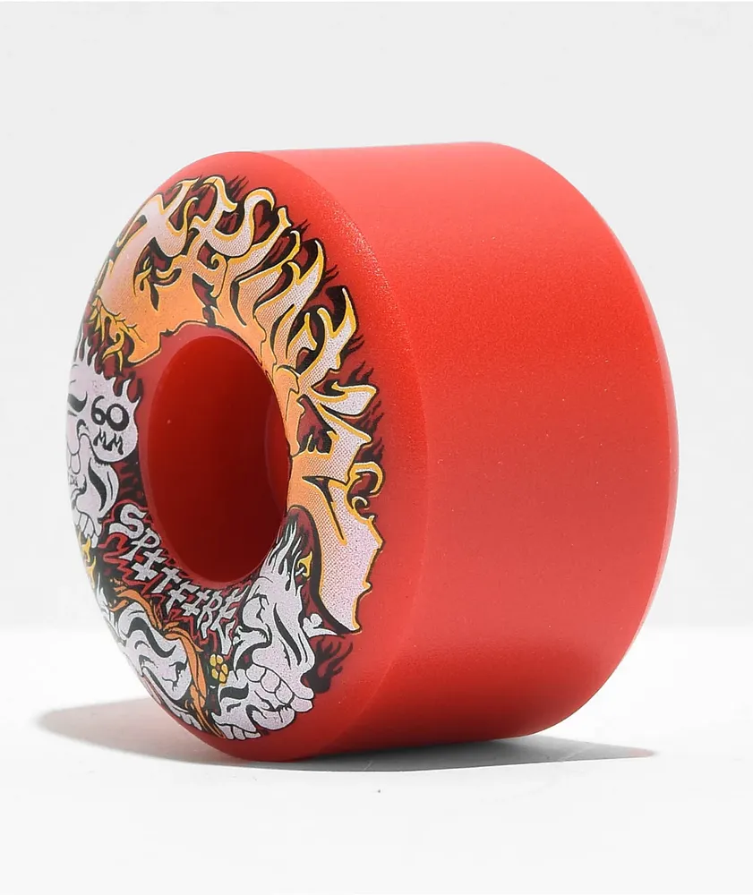 Spitfire T Funk Savie Formula Four 60mm 97a Red Skateboard Wheels