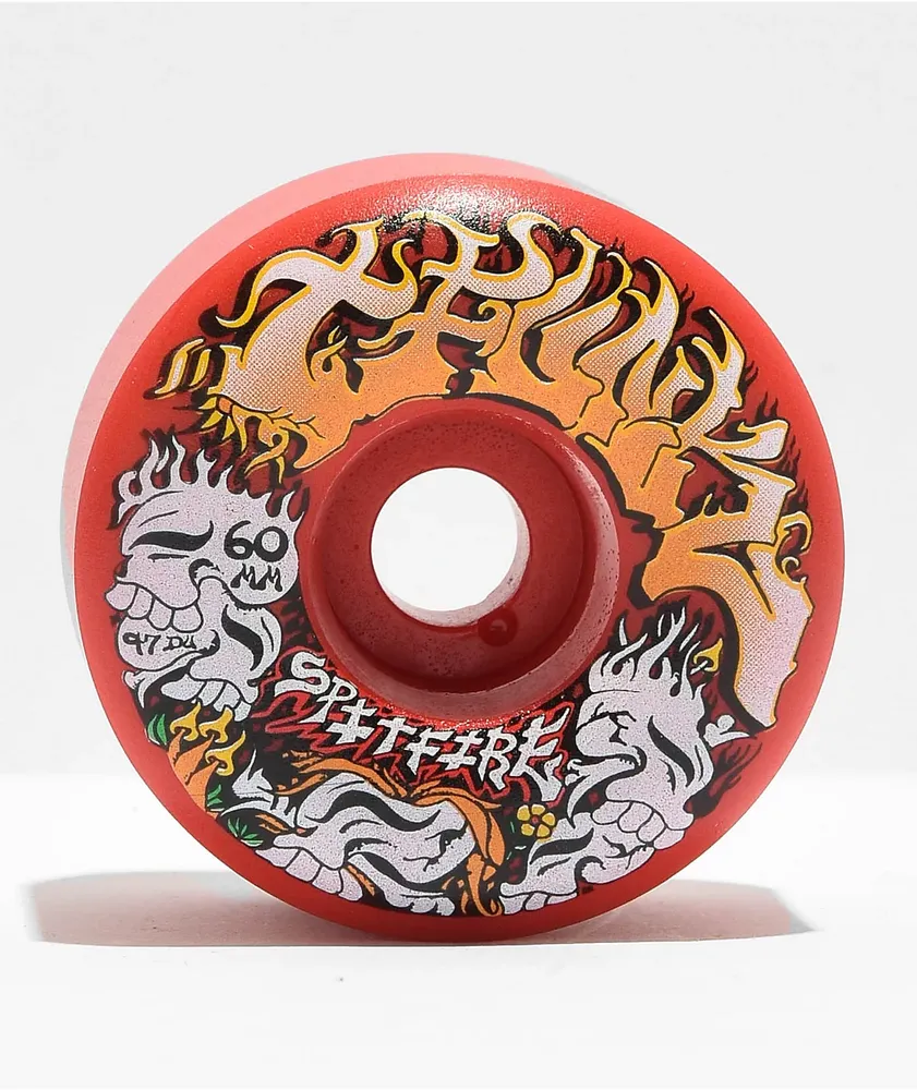 Spitfire T Funk Savie Formula Four 60mm 97a Red Skateboard Wheels