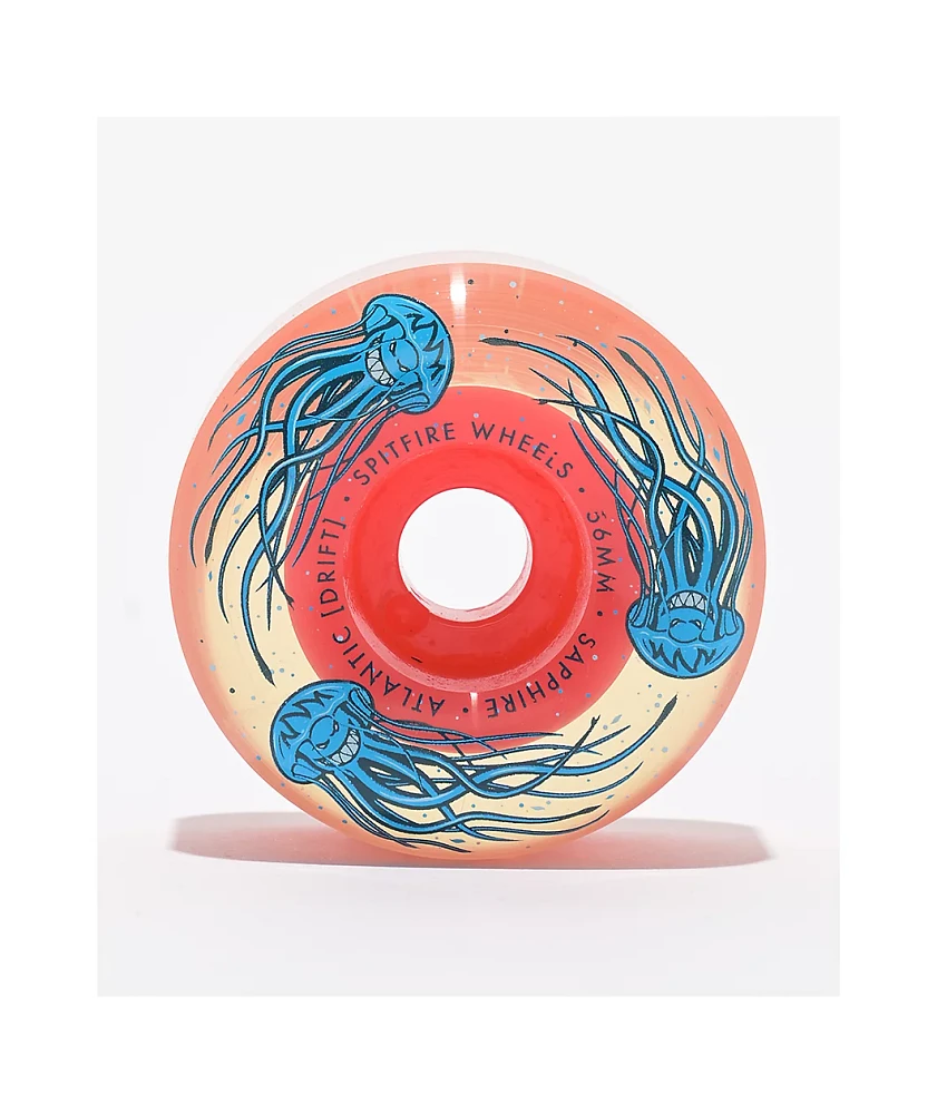 Spitfire x Atlantic Drift Sapphires Formula Four 56mm 90a Pink Radial Skateboard Wheels