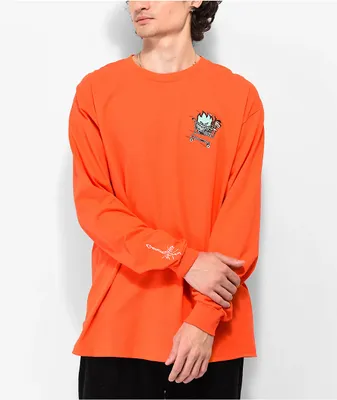 Spitfire x Gnarhunters Cart Orange Long Sleeve T-Shirt
