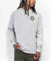 Spitfire x Gonz Flower Swirl Grey Crewneck Sweatshirt