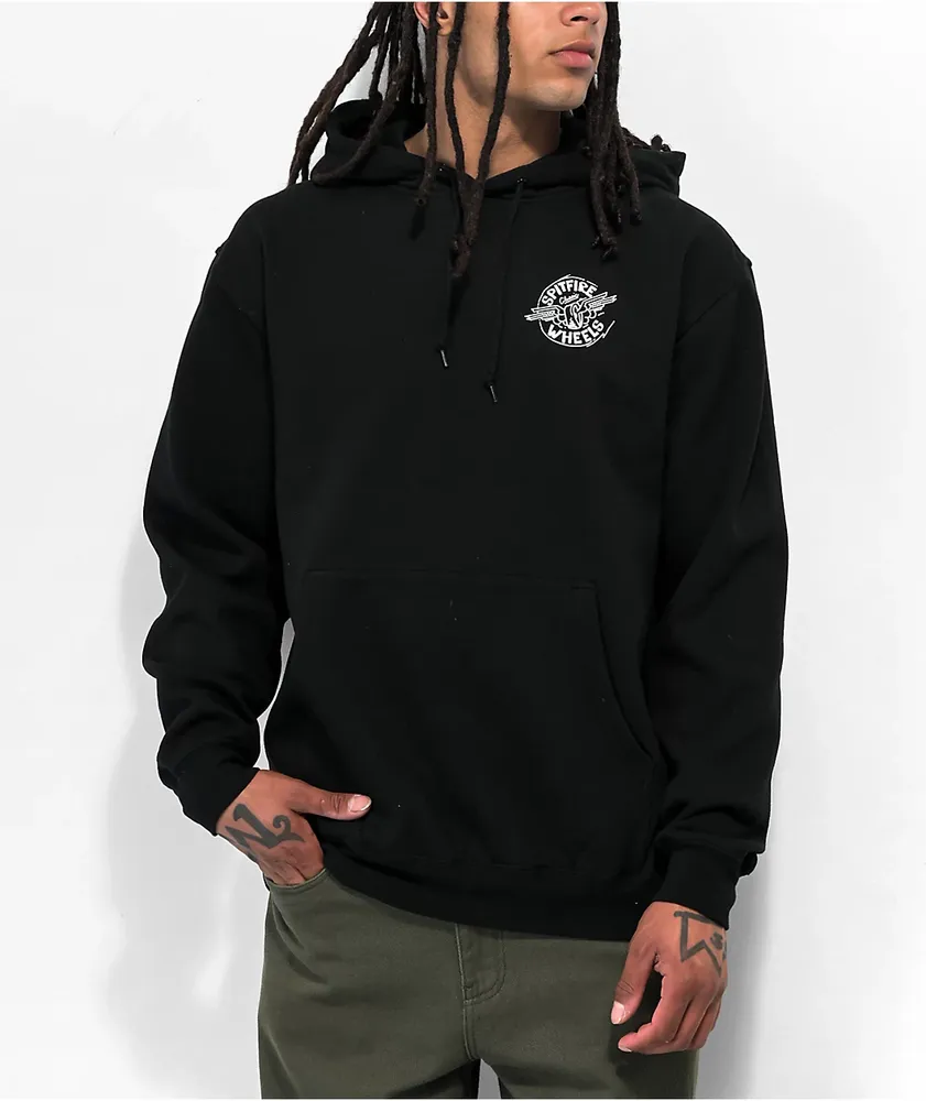 Spitfire x Gonz Flying Classic Black Hoodie