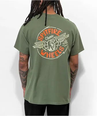 Spitfire x Gonz Flying Classic Green T-Shirt