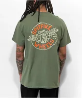 Spitfire x Gonz Flying Classic Green T-Shirt